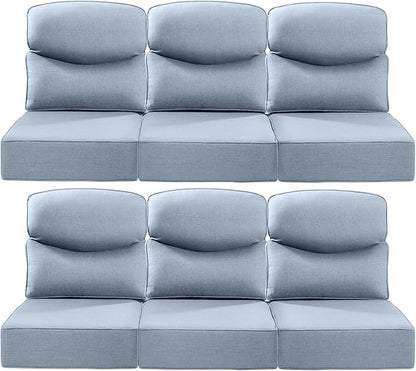 Luxury 24x24x6 Inch Smile Patio Cushions by ACTREST