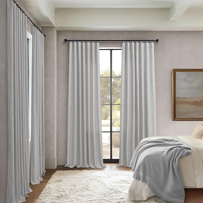 Light Grey Curtains 96 Inches Long - Image 6