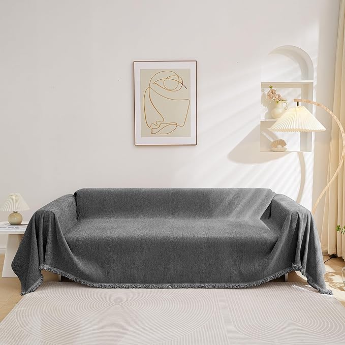 MEETSKY Sectional Couch Covers Sofa Slipcover Couch Protector Covers Universal by MEETSKY
