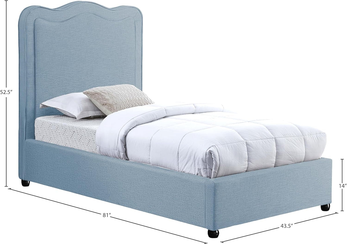 meridian furniture felixskyblu-t felix collection modern | contemporary, close-up detail