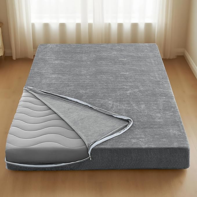 H.VERSAILTEX Twin Size Armless Futon Mattress Covers by HVERSAILTEX
