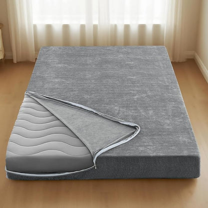 H.VERSAILTEX Queen Size Armless Futon Mattress Covers by HVERSAILTEX