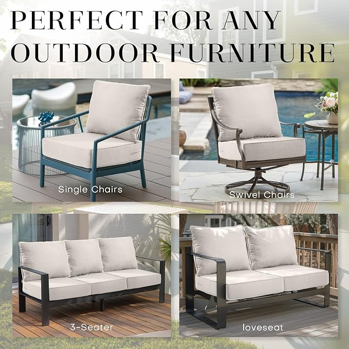 Rilyson Patio Cushions for Outdoor Furniture - Image 7