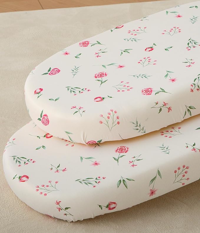 SDY Jersey Bassinet Sheets for Baby Boys and Girls, 32 "x 16 "x 4", 2 Pack - Image 9