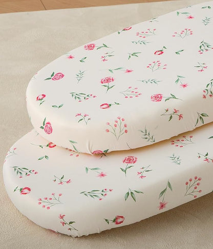 SDY Jersey Bassinet Sheets for Baby Boys and Girls, 32 "x 16 "x 4", 2 Pack - Image 9