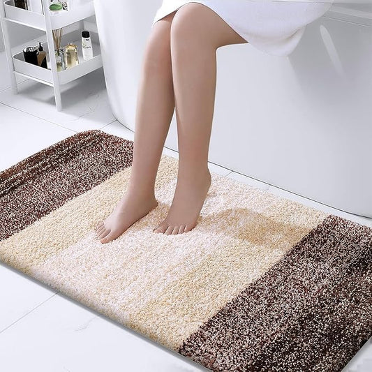 OLANLY Bathroom Rug Mat 44x24, Extra Soft and Absorbent Microfiber Bath Rugs by OLANLY