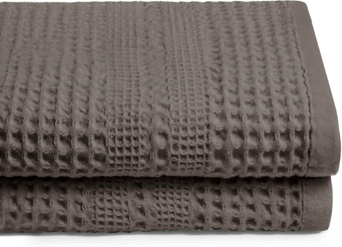 gilden tree waffle towels for bathroom, 100% cotton, main product view