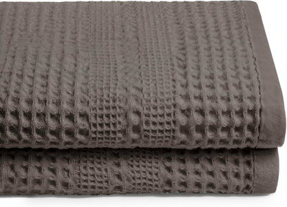 gilden tree waffle towels for bathroom, 100% cotton, main product view