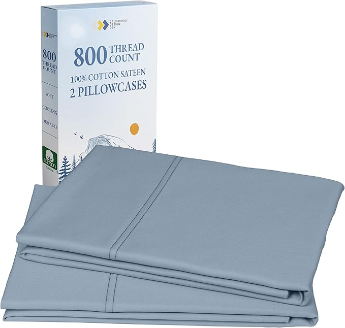 Heirloom Soft, Smooth & Thick Certified 800 Thread Count 100% Cotton Sateen by CaliforniaDesignDen