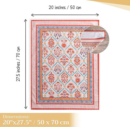 Maison d' Hermine Kitchen Towels Set of 3 100% Cotton 20" x 27.5" Reusable - Image 4