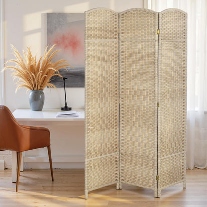 homcom 3 panel room divider 6 ft privacy, view 9