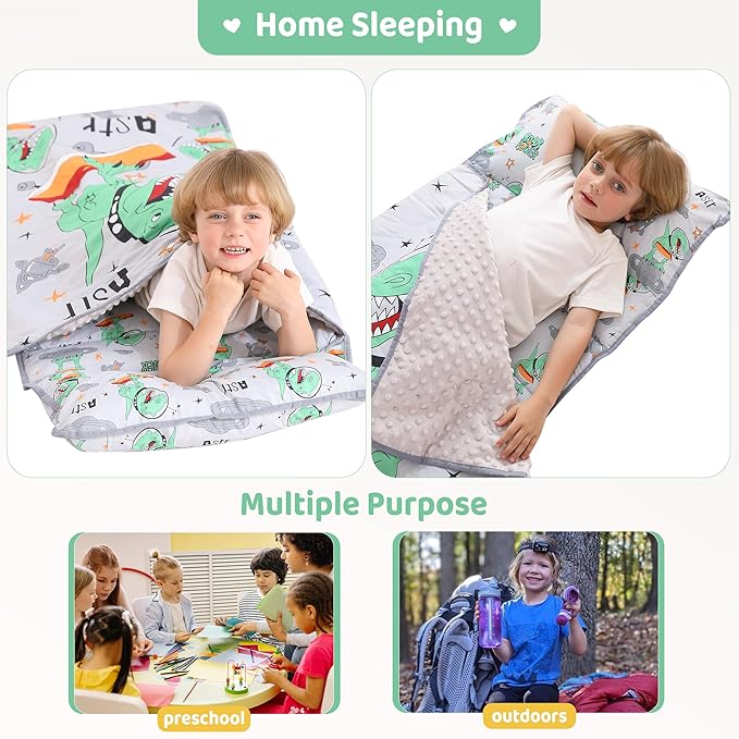 Viviland Toddler Kid Nap Mat for Preschool, Daycare Sleeping Bag - Image 7