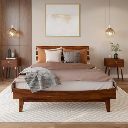 bme caden 15 inch deluxe bed frame with, main product view