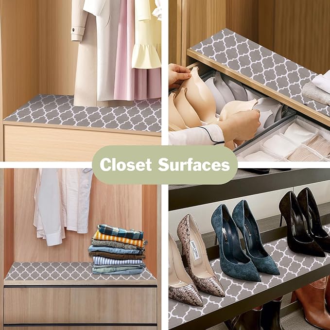Drawer and Shelf Liner for Kitchen Cabinet: 17 in X 20 Ft Non Slip Waterproof - Image 7