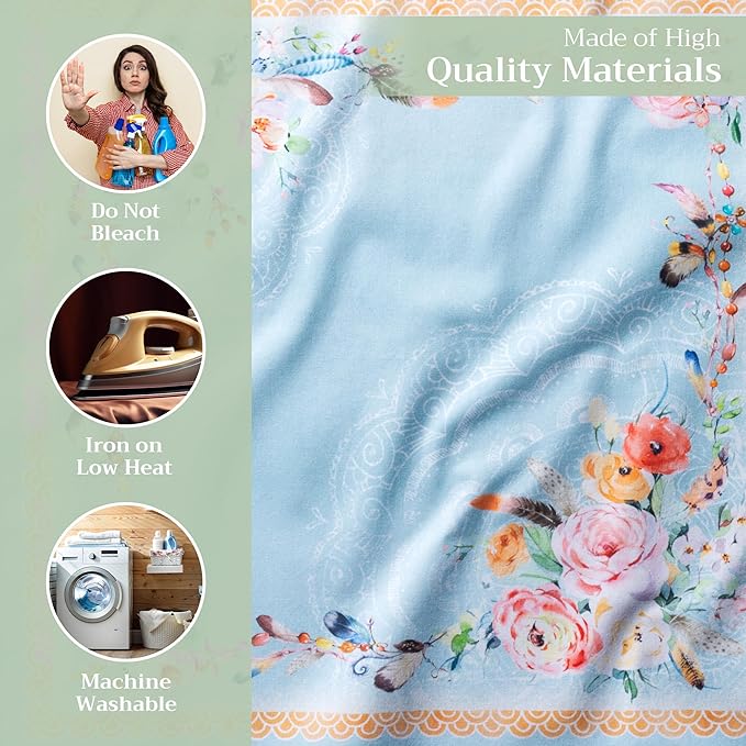 Maison d' Hermine Cloth Napkins Set of 4 100% Cotton Everyday Reusable Square - Image 3