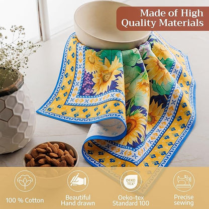Maison d' Hermine Cloth Napkins Set of 4 100% Cotton Soft & Durable Everyday - Image 3