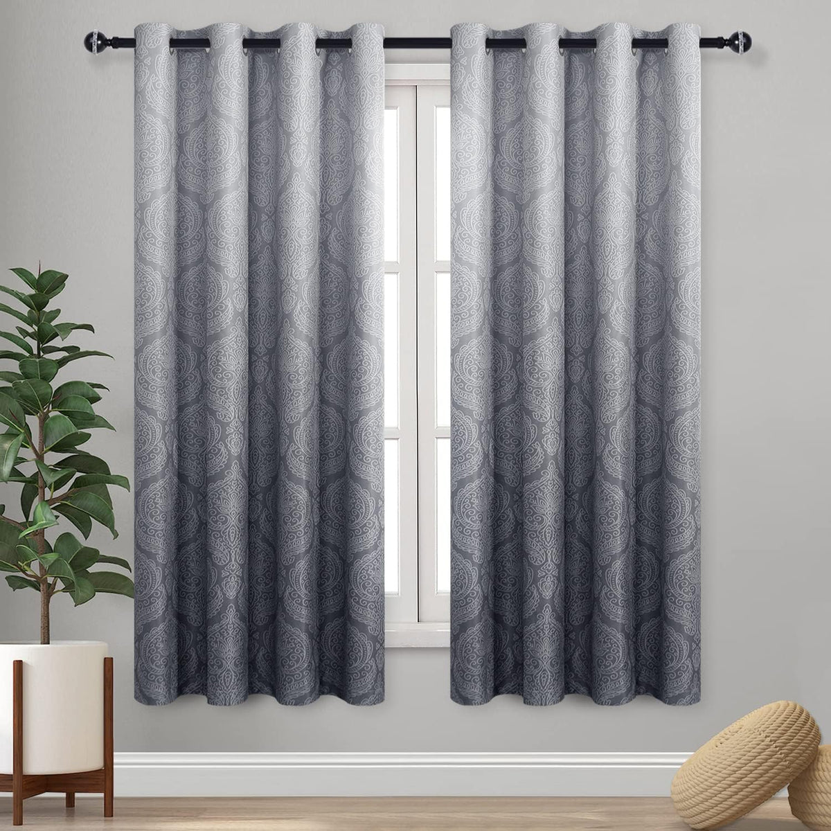 dwcn ombre blackout curtains for bedroom 52 x, main product view