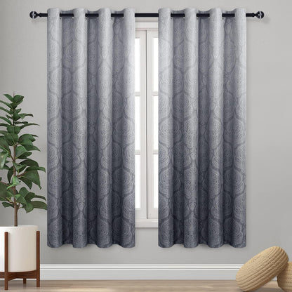 dwcn ombre blackout curtains for bedroom 52 x, main product view
