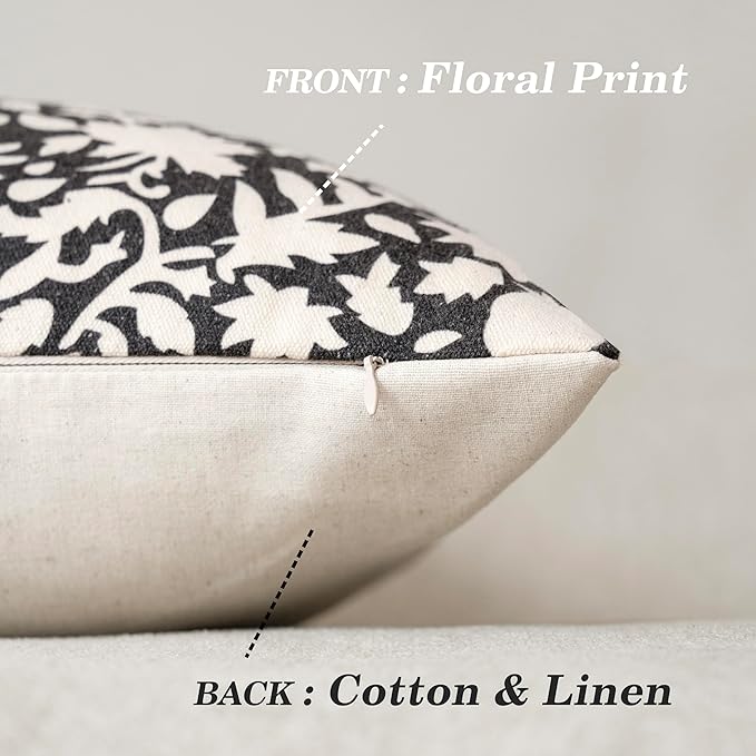 Foindtower Set of 2 Decorative Long Body Lumbar Throw Pillow Covers Accent - Image 2