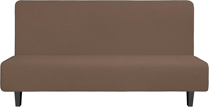 Easy-Going Stretch Futon Slipcover Armless Futon Bed Cover Furniture Protector by Easy-Going
