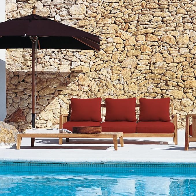 Sundale Outdoor Olefin Deep Seat Cushion Set of 2, Patio Chair Cushion and - Image 9