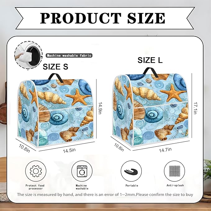 Mixer Dust Cover for 6-8 Qt Stand Mixer, Cloth Cover - Image 2