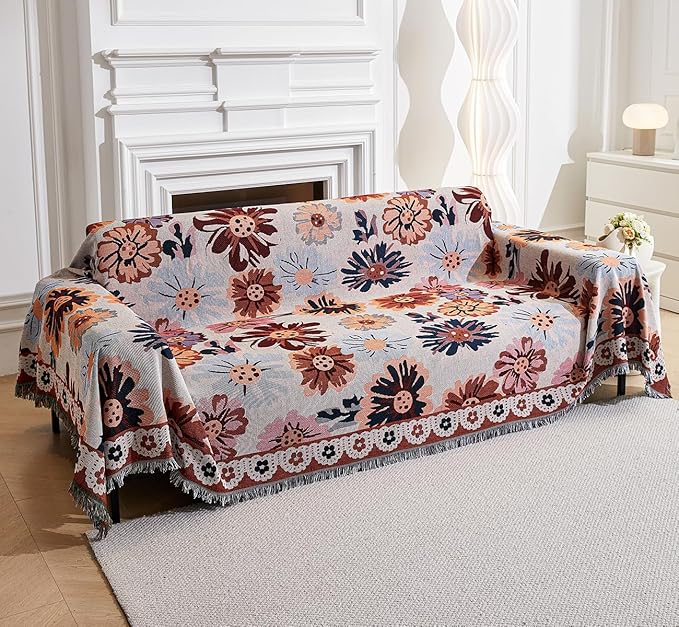 AIVIA Couch Cover Sheet Blanket, Oversized Covers - Image 8