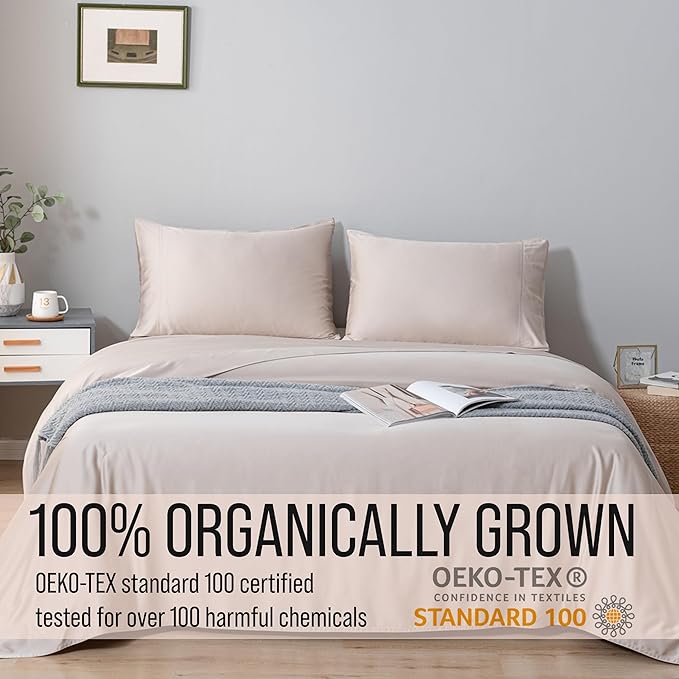 Bella Coterie Luxury Bamboo Viscose Full Size Sheet Set | 100% Organically - Image 4