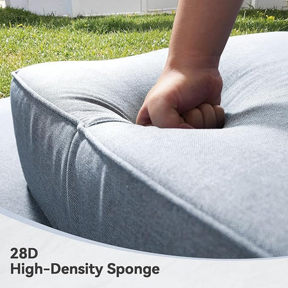 6" Thick Outdoor Cushions 22x24x6, 1-Set Deep Seat Patio Cushions - Image 3