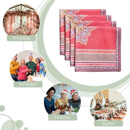 Maison d' Hermine Cloth Napkins Set of 4 100% Cotton - Image 6