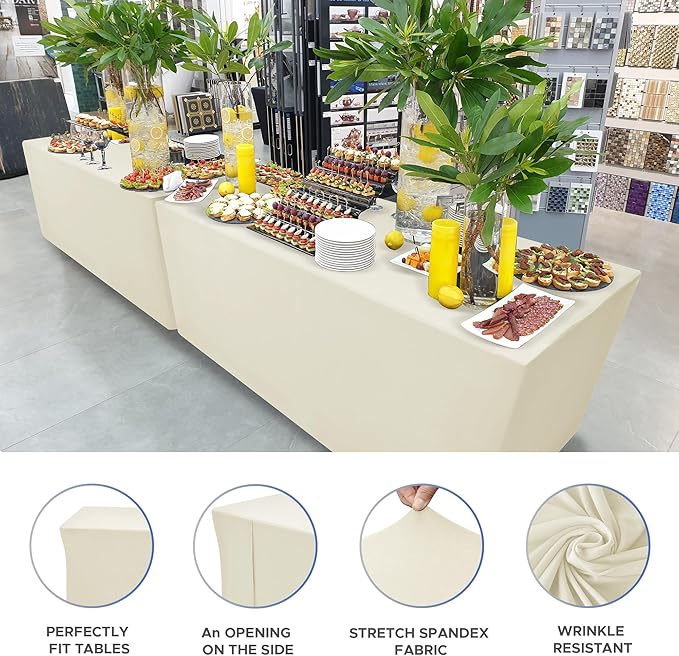 Nasitos Fitted Table Covers Stretch Spandex - Image 3