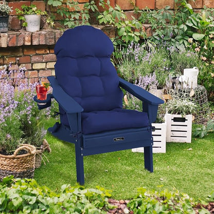 FUNBERRY Patio Chair Cushions Set of 4, Thicken Comfy Cushions - Image 9