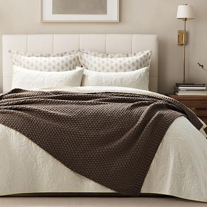 EVERGRACEHOME Chunky Chenille Knit Throw Blanket - Image 7