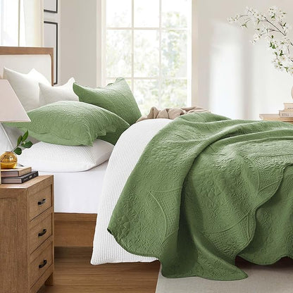 IR Imperial Rooms Twin Quilt Bedding Set Size + 1 Pillow Shams - Image 2