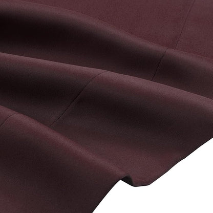 TWOPAGES Burgundy Pinch Pleated Room Darkening Curtain 102 Inches Long - Image 5