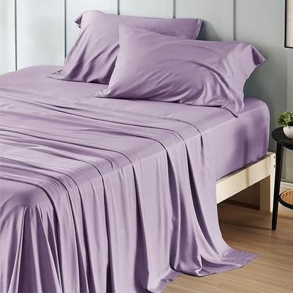 Bedsure California King Sheet Sets, Cooling Sheets by BEDSURE