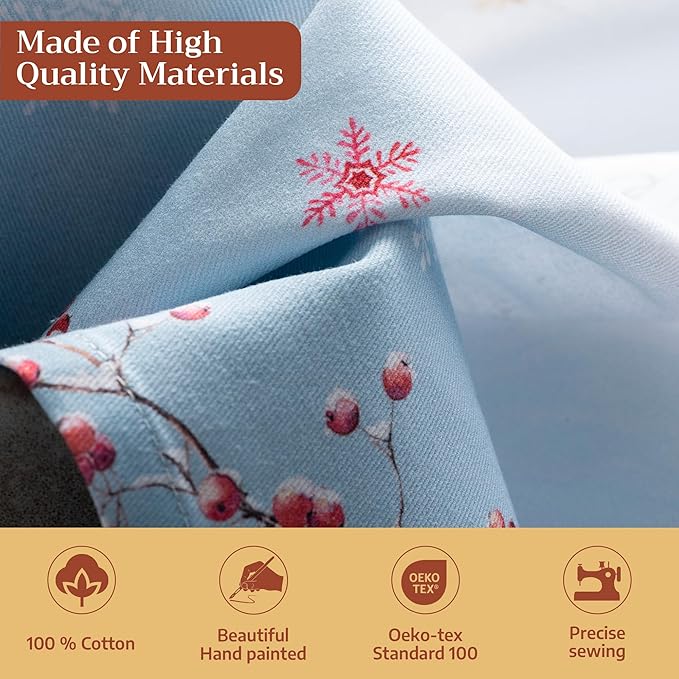 Maison d' Hermine Cloth Napkins Set of 4 100% Cotton - Image 3