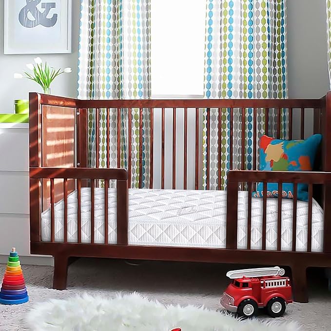 Premium Crib & Toddler Mattress, 100% Knitted Fabric, Premium Fleece - Image 2