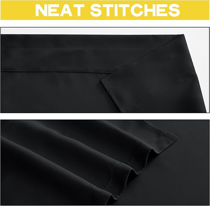 NICETOWN 4 Panels Kitchen Window Valance - Image 5