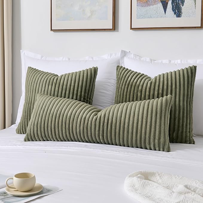 Kevin Textile Soft Plush 14x36 Inch Long Lumbar Pillow Cover 1 Pack, Luxury - Image 5