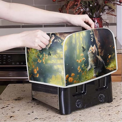 Cat Butterfly Printed Toaster Cover - Image 3