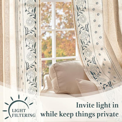 jinchan Winslow Lined Linen Curtains - Image 4