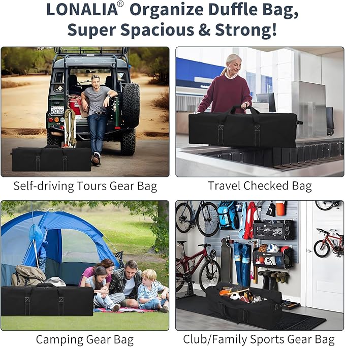 42 Inch Large Duffle Bag for Travel - 116L Extra Large Heavy Duty Duffel Bag - Image 2