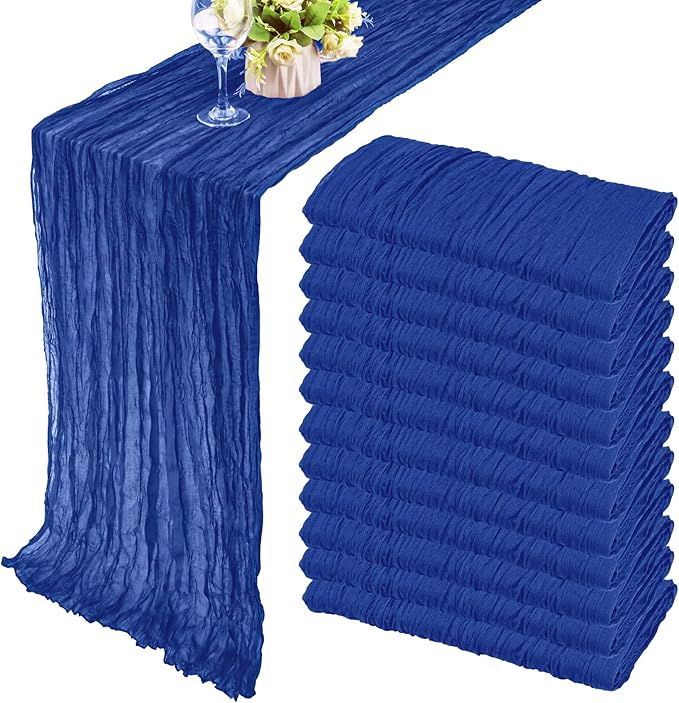 12 Pack Boho Gauze Table Runner by Fivenl
