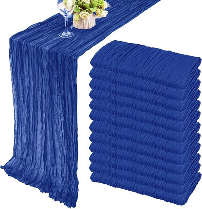 12 Pack Boho Gauze Table Runner by Fivenl