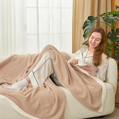 Snuggle Sac Beige Throw Blanket by SnuggleSac