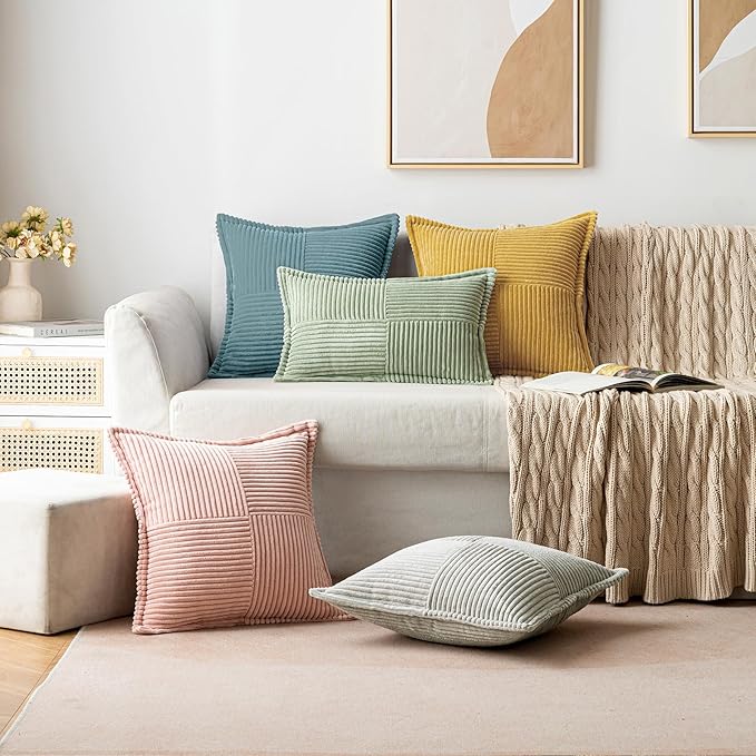 MIULEE Decorative Lumbar Throw Pillow Covers - Image 5