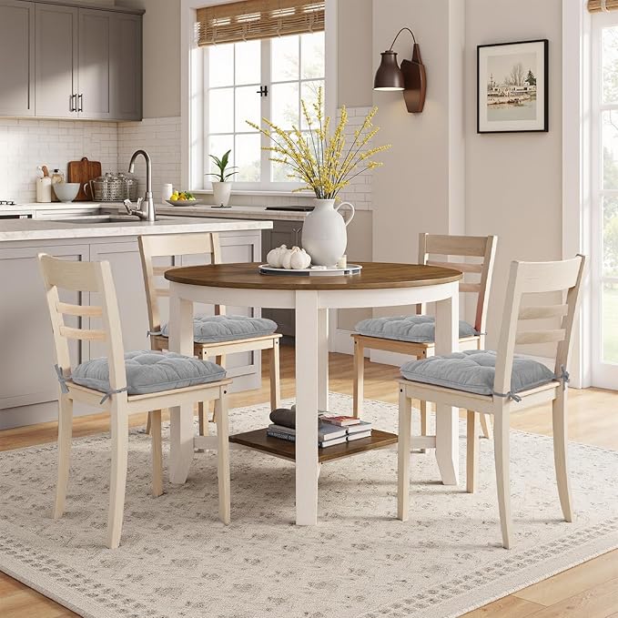 Chair Cushions for Dining Chairs, Tufted Foam Kitchen Chair, Non-Slip Seat - Image 7