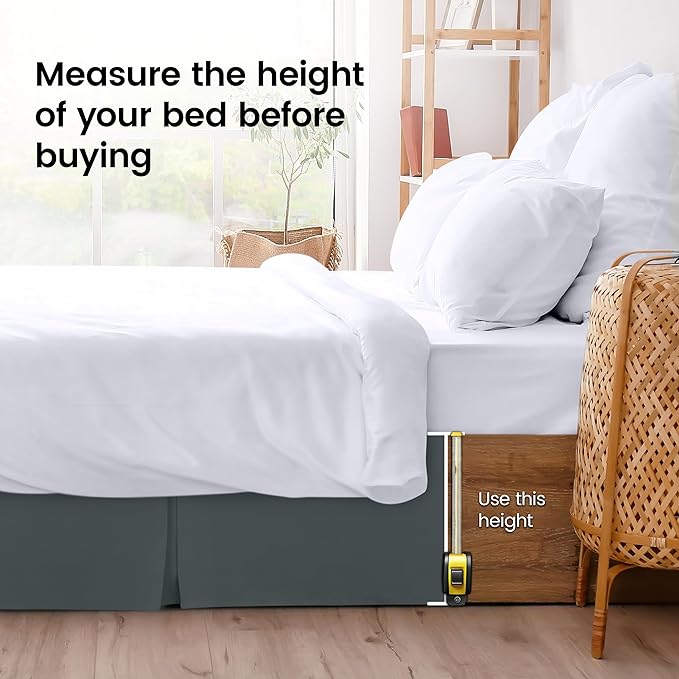 Utopia Bedding Queen Bed Skirt - Image 4