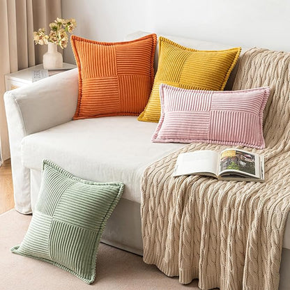 MIULEE Decorative Lumbar Throw Pillow Covers - Image 4